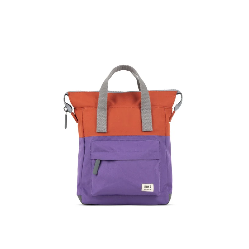 ROKA Kreativt avfall Bantry B Imperial Purple/Rooibos Liten Återvunnen Canvasväska